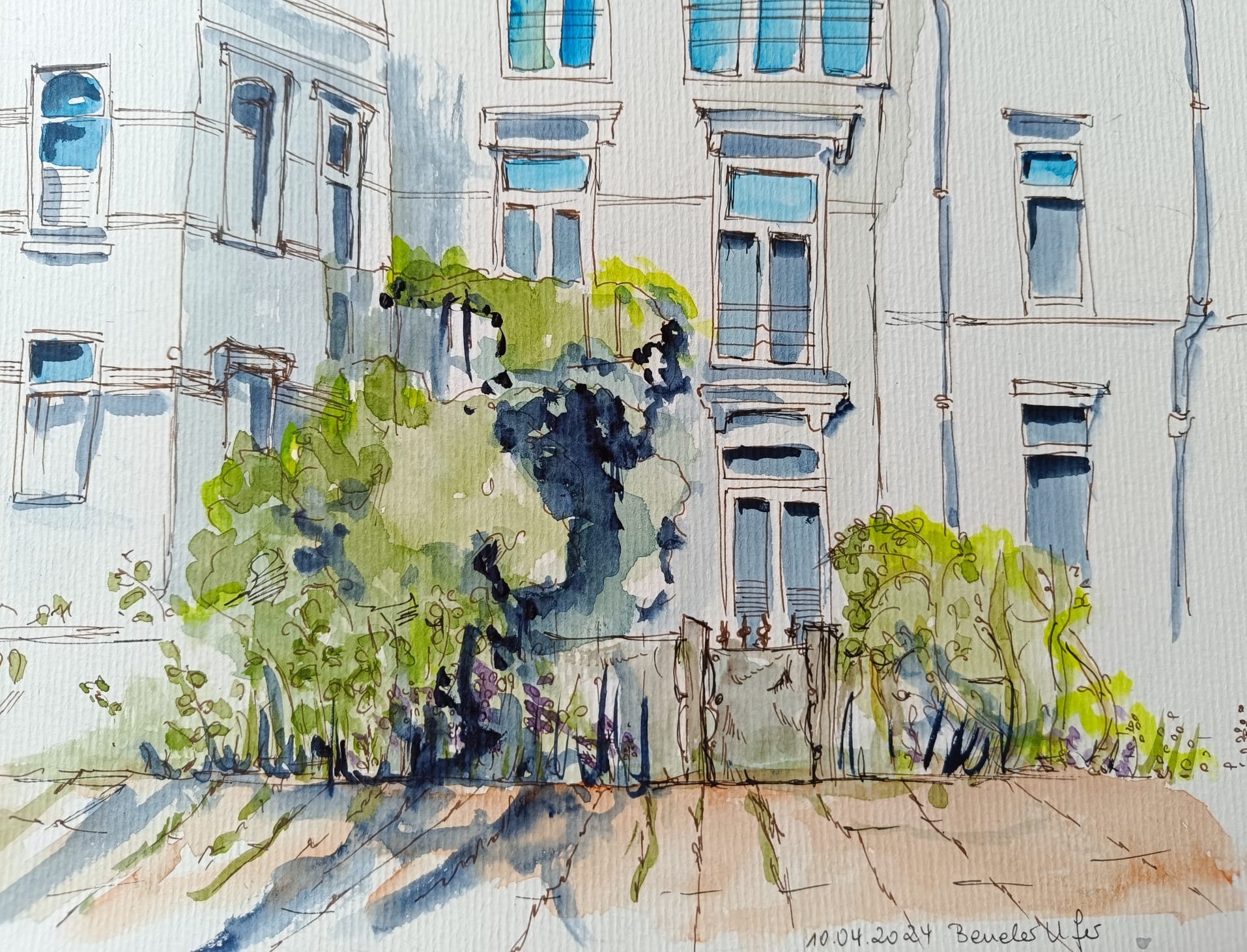 Martina - Häuserfront am Beueler Ufer