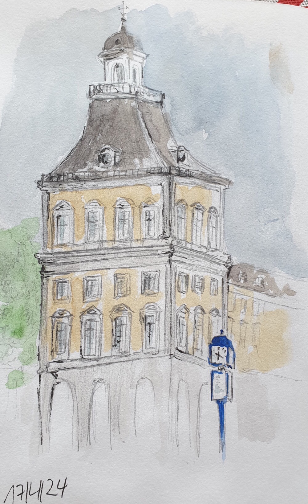 Barbara - das Schloss, vom Marktplatz aus gesehen