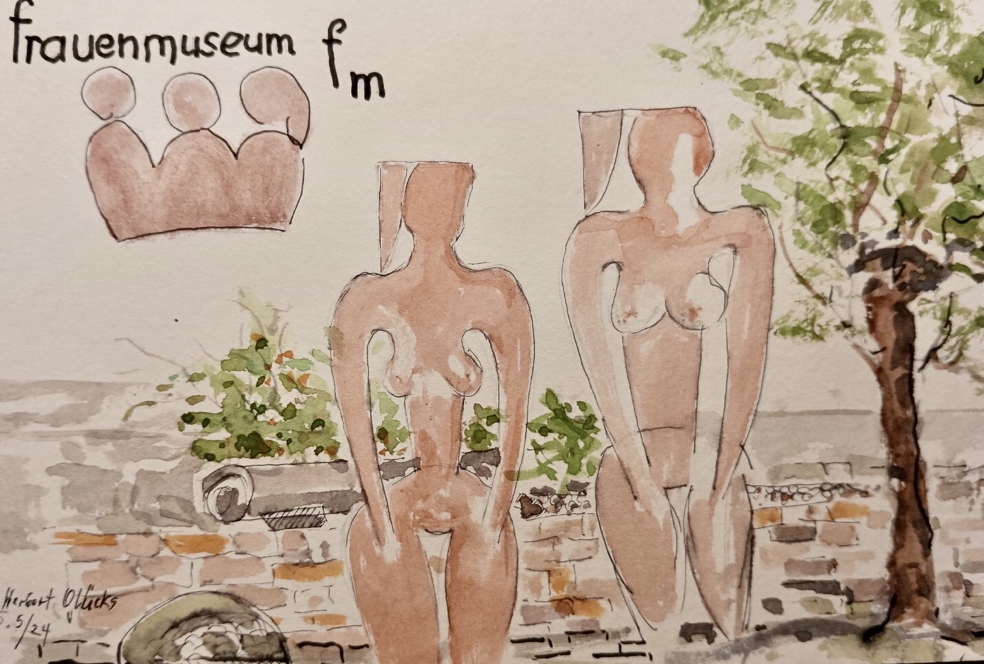 Herbert - vor dem Frauenmuseum