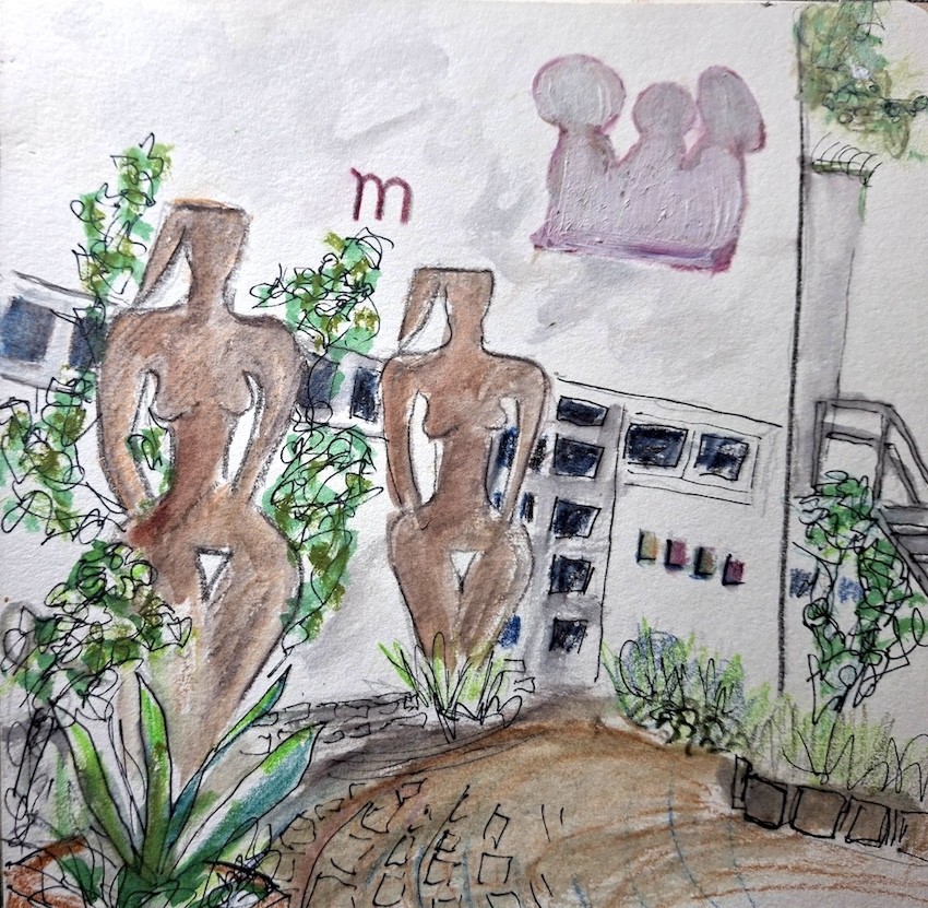 Vor dem Frauenmuseum_Irene