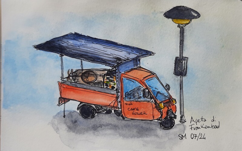 Sem - Café Roller “Appetta” vor dem Frankenbad