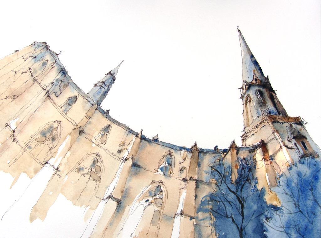 Holger - Marienkirche aus der Froschperspektive