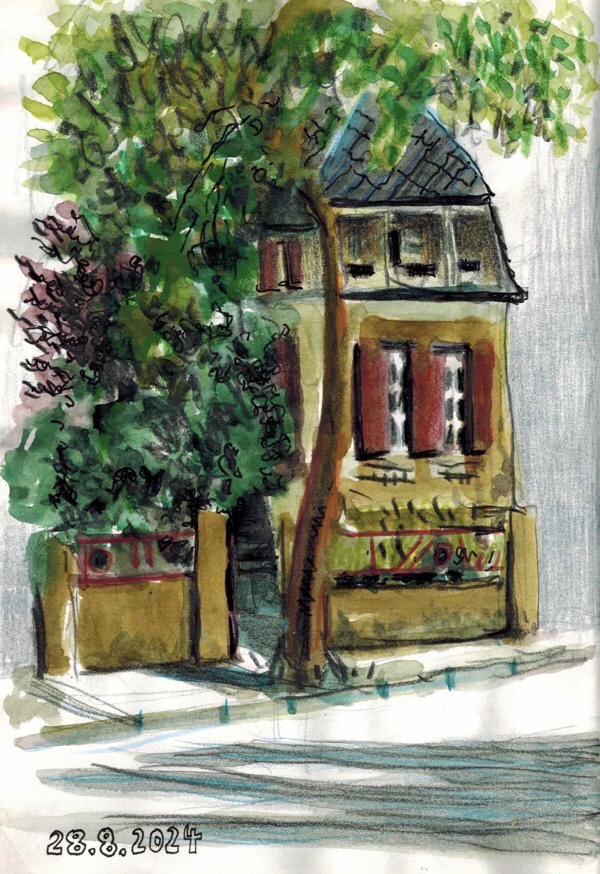 Stuart - Blick nach Osten, ein schnuckeliges Haus im Schatten