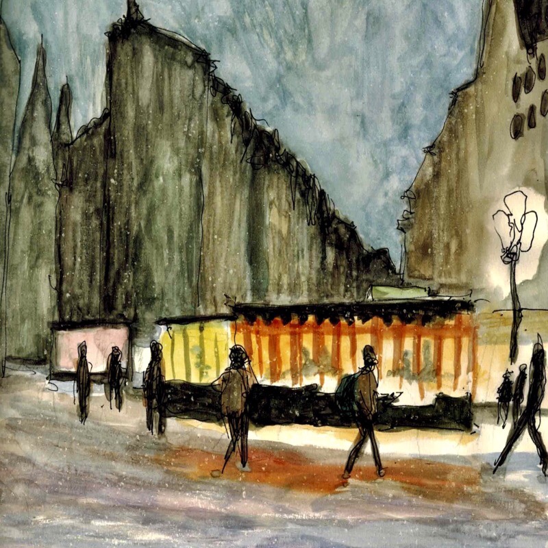 Stuart - Abendstimmung auf dem Marktplatz